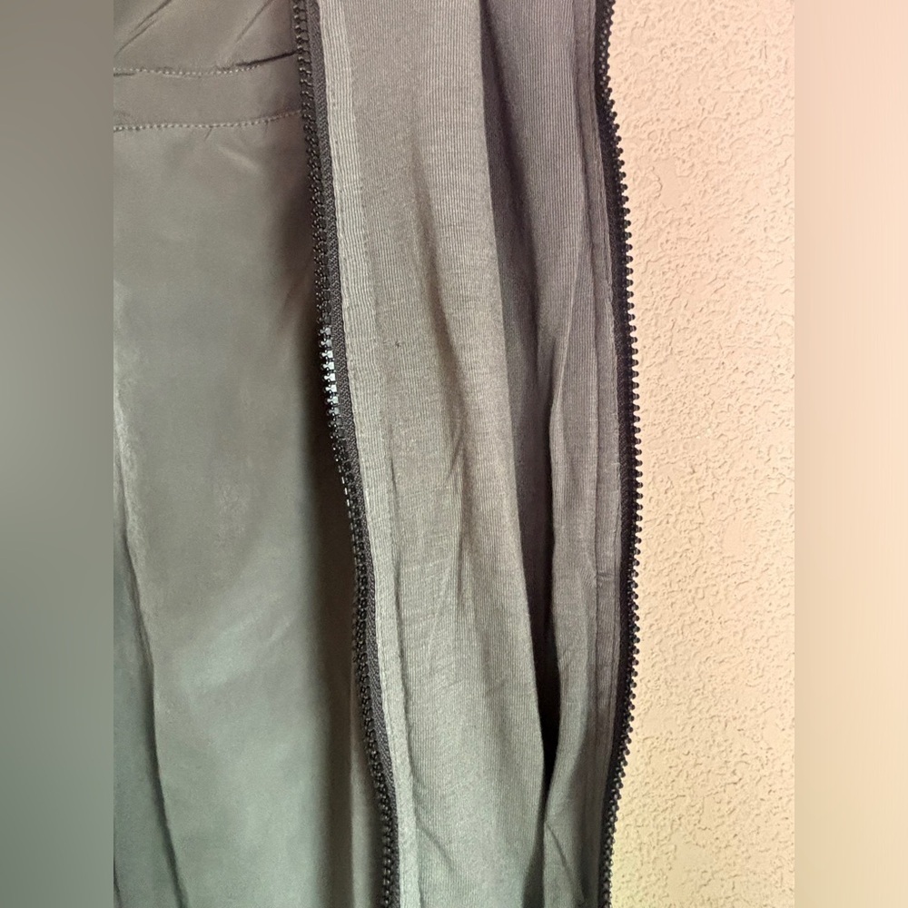 Free People Movement Nova Gray Lined Zip Up Wide Leg High Rise Athletic … - Picture 12 of 13